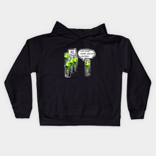 AA BATTERY FUNNY Kids Hoodie